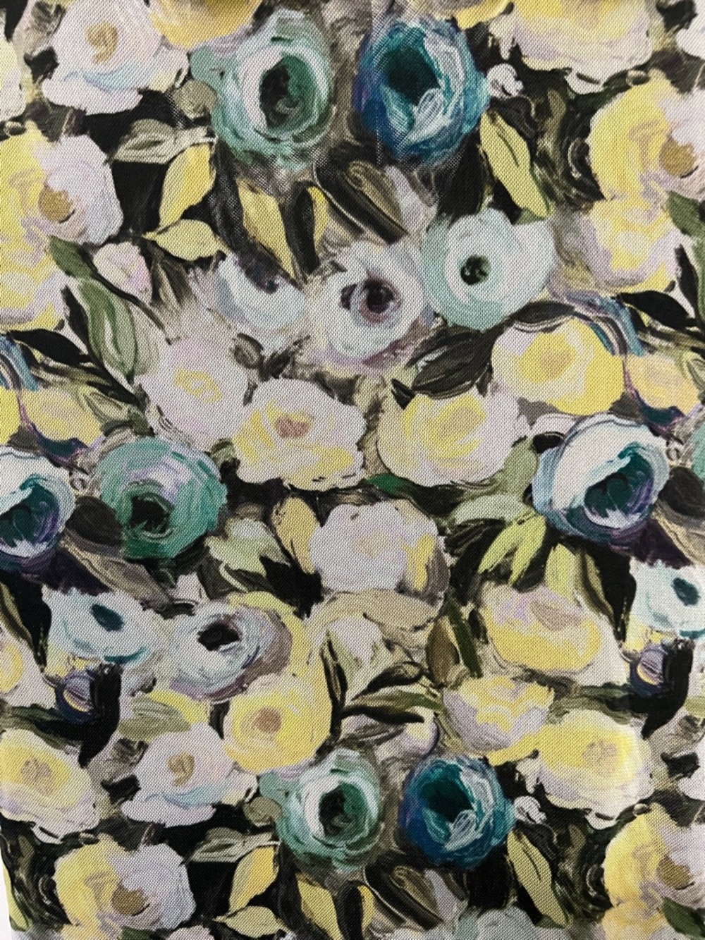 Zara NWT Floral Ruched Mesh Mini Dress Size L Ruffle Trim Sleeveless - Picture 7 of 14